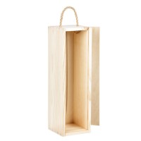 2020 High quality pine wood wine bottle storage box wooden boxes for wine bottles