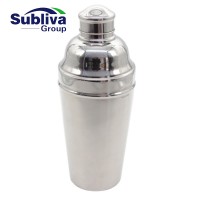 Copper Plated Taper Cocktail Shaker  - Hammered 700ml