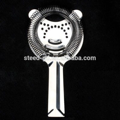 2 Prong Euro Cocktail Strainer stainless steel